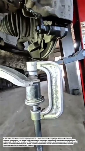 Manual Mechanical Shaft Coupling Repair Process | Industrial Maintenance Technique.