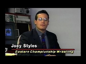 Joey Styles Debuts on ECW Tv (September, 1993)