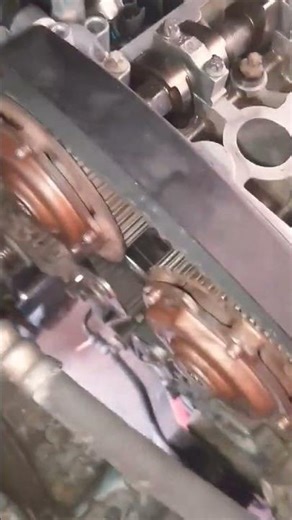 Chevrolet Sonic 2012 timing belt mark location #shortvideo