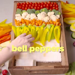 This is the prettiest veggie platter you'll ever serve: http://del.sh/6009B9HcL | Delish