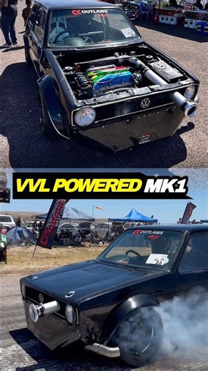 VVL Powered VW Golf Mk1 🔥😱 #vw #cartok #vvl #engineswaps