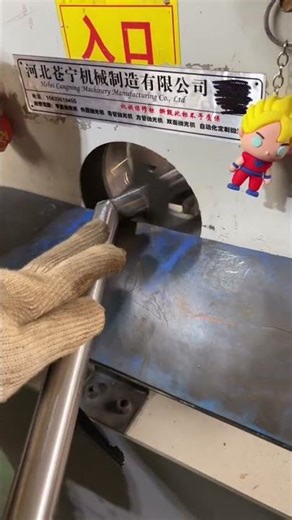 Elbow grinding machine, automatic pipe bending, polishing and rust removal