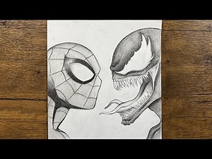 How to Draw Spider-Man vs Venom – Epic Battle Step by Step (Full Tutorial)