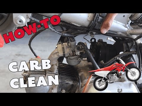 How-To Clean Carburetor Honda CRF70