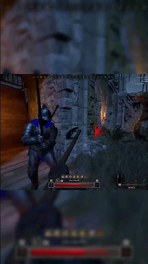 Barbarian Vs Warlock Epic Battle - Dark And Darker