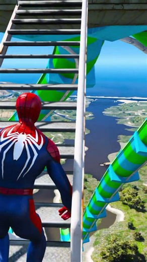 GTA 5 Epic Ragdolls RED SPIDERMAN VS RED MINION VS GREEN MINION (Physics & Funny Fails) ep.1