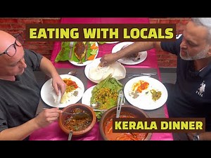 Kerala Food | Eating With Locals | Kappa Biriyani | Fish Curry | Chicken Nadan