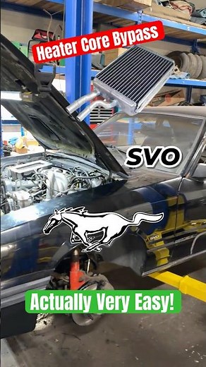 Foxbody Heater Core Bypass Easy! #automobile #projectcars #mechanic #mustang #upgrade #diy #cartok