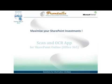 Scan and OCR App for SharePoint Online (Office 365)