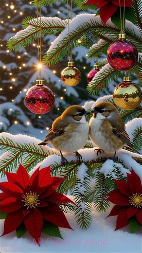 Merry Christmas 🎄🕊️ Enjoy the Vibes | Beautiful Christmas Birds & Winter Nature #merrychristmas