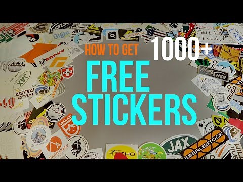 How to get FREE STICKERS + companies to ask 2019
