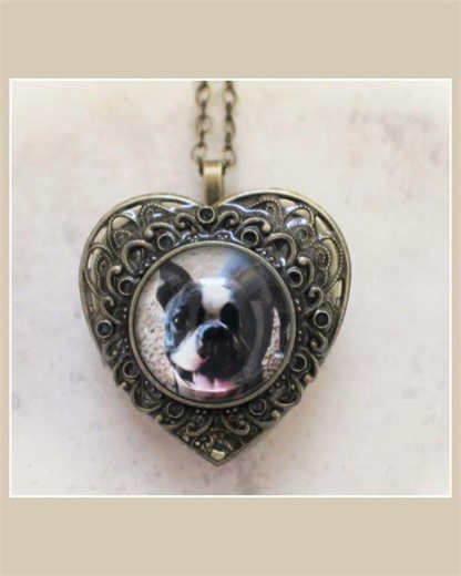 Pet Memorial Music Box Heart Locket