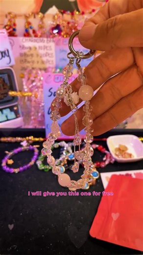 Fun Phone Chain｜key chain Party Bag with Colorful Beads and Designs for Easy Access and Convenience at Parties