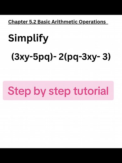 Basic Arithmetic Operations for Form 1 Students