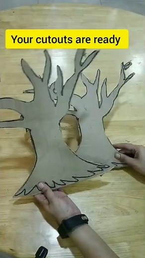 How to make Paper Tree | 3D tree 🌴