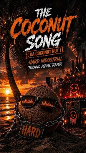 Coconut Song but HARD TECHNO 💀🔥