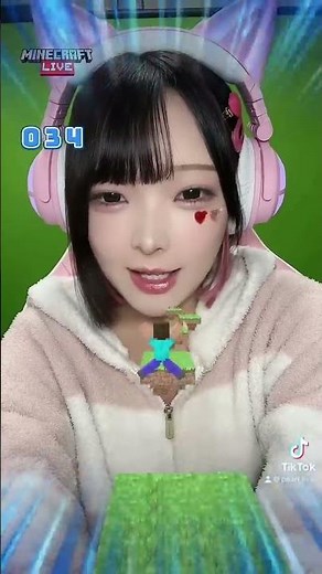 ジャンプして進むだけのゲームに絶叫するゲーム実況者www【マイクラ / マイクラ / Minecraft】【たまちゃん】#shorts