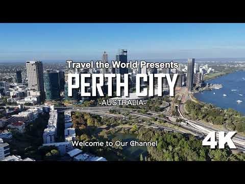 Perth City Aerials in 4K – Western Australia’s Coastal Beauty