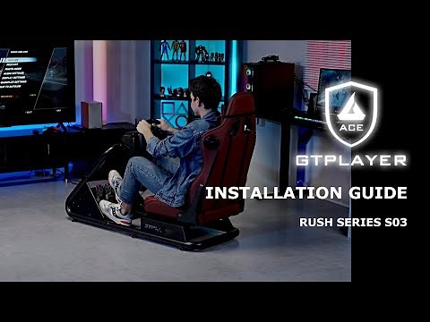 GTPLAYER RACING SIMULATOR COCKPIT WITH SEAT GTS03 Installation Guide🛠