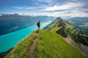 Hiking the Hardergrat Trail in Interlaken, Switzerland