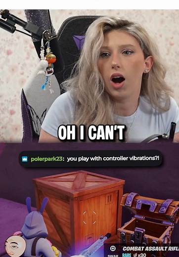HappyGal’s Opinion On Controller Vibration #happyhappygal #fortnite #opinion #streamers #gaming