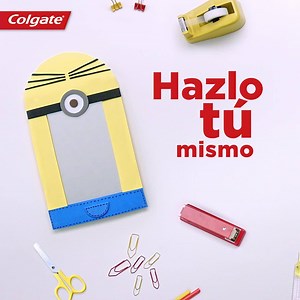 2.8M views · 3K reactions | El espejo es el inicio de la diversión: desarrolle un marco personalizado de Minions para estimular los niños mientras cepillan y protegen los dientes. Ve el vídeo. #colgatesmilesminions | Colgate Latinoamérica | Facebook