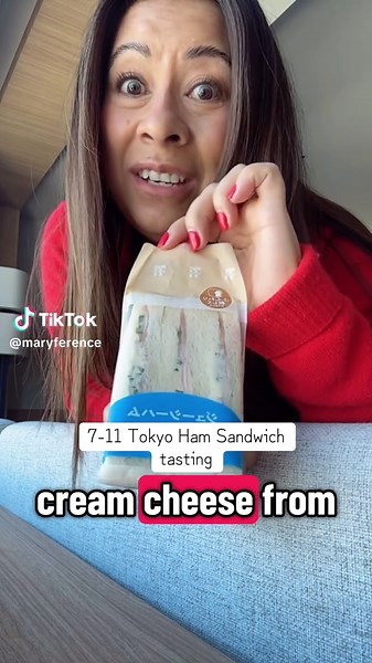 Delicious Ham and Cucumber Sandwich from Tokyo 7-11
