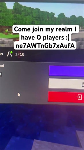 We need more members on the realm! #fyp #minecraft #smp