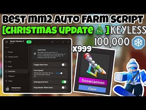 ❄️⛄BEST MM2 AUTOFARM SCRIPT CHRISTMAS UPDATE 🎄 PASTEBIN⛄❄️