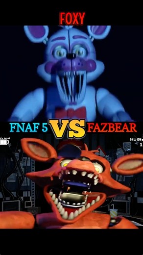 UNWITHERED vs FUNTIME 😱 #fnaf #horror