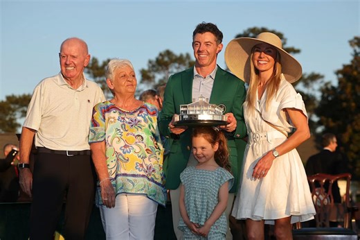 Masters champion Rory McIlroy celebrates 2nd win with touching tribute to his family