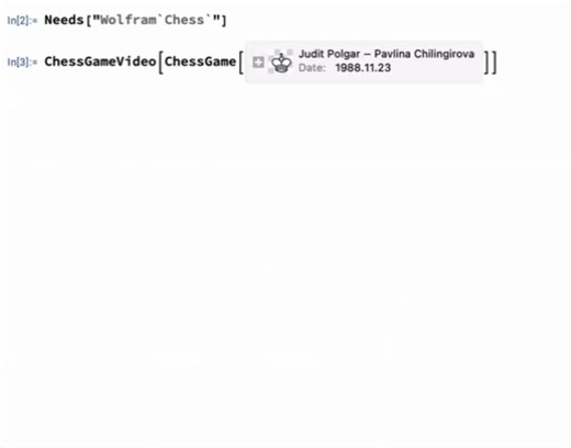 Avoid rook-ie mistakes with Wolfram's Chess Paclet! Practice #WithWolfram at different levels and import famous games to study and improve your strategy. https://resources.wolframcloud.com/PacletRepository/resources/Wolfram/Chess/ | Wolfram Research