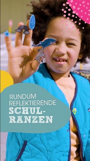 Leuchtend bunt zur Schule
