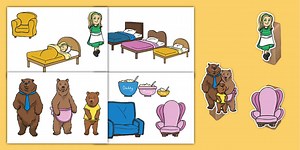 Goldilocks and the Three Bears Small World Characters