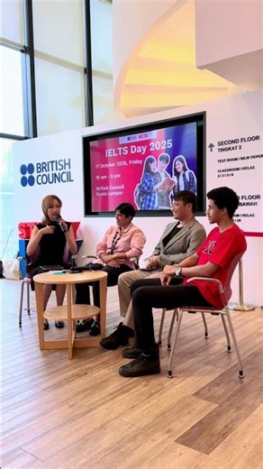MC & Moderator Panel Discussion on IELTS DAY in Malaysia by Sammie Hum 幸璦宜