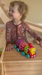 Baby Toy Train, Infant Soft Cars Toy for 6-12 Month Boy Gifts, Musical Train Toy for Toddlers 1-3, Sensory Ball Rattles Push and Go Truck, Development Babies Birthday Gift 6 7 8 9 10 12 Month