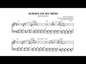 Always On My Mind - Piano
