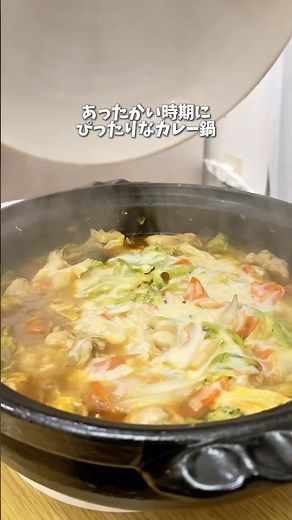 A vegetable-filled curry hot pot perfect for hot weather 🍛 #quickcooking #curryhotpot #curryarran...
