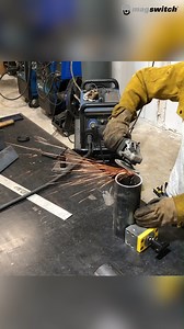 Simply fix round workpieces with the MagSquare to make work easier! Magswitch.com #magswitch #magsquare #welding #welder #magnetic #work #workpieces #workshop #tools #diy #welders | Magswitch Technology