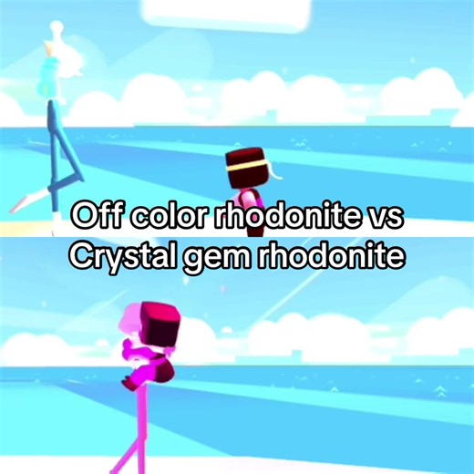 The battle of the rhodonites #stevenuniverse #stevosgemerasroleplay #timtsuki #rhodonite #comparison