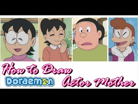 How to Draw 【Nobita’s/Suneo’s/Gian’s/Shizuka’s Mom】Mother’s Day Art 【哆啦a梦新番 New Doraemon】