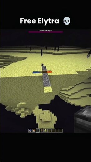 Easyest way to get Elytra💀 #minecraft #shorts