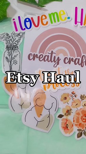 Happy Saturday! Time for a new haul & I am in love with the two body stickers, they’re gorgeous! Seller: @creatycrafts✨ #haul #etsy #fyp #asmr