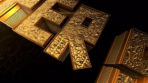 3D Text Animation - Logo reveal