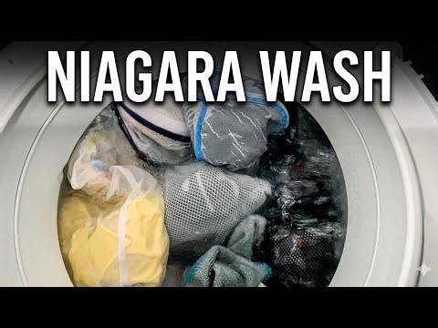 Niagara Wash ASMR for Sleep | Full Washing Machine Cycle