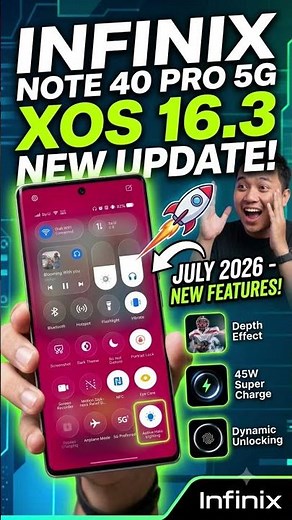 🚨Infinix NOTE 40 Pro XOS 16.3 Update is HERE New Features AI Up Smooth Performance #XOS16 #Infinix