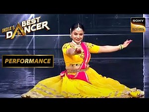 India's Best Dancer S3 | Hansvi ने अपने Beautiful Classical Moves से जीता Judges का दिल |Performance
