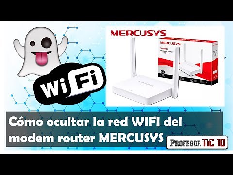 Cómo ocultar o hacer invisible la red WIFI del modem router MERCUSYS CANTV