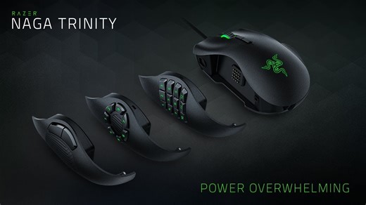 Razer Naga Trinity: O mouse gamer definitivo para RPGs e MMORPGs, agora com preço reduzido na Amazon