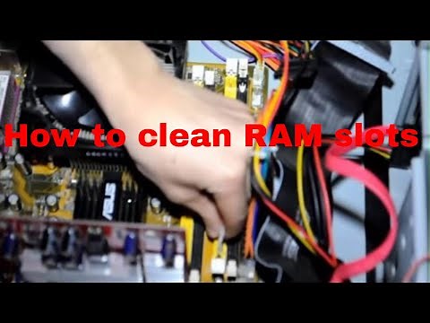 How to clean RAM slots